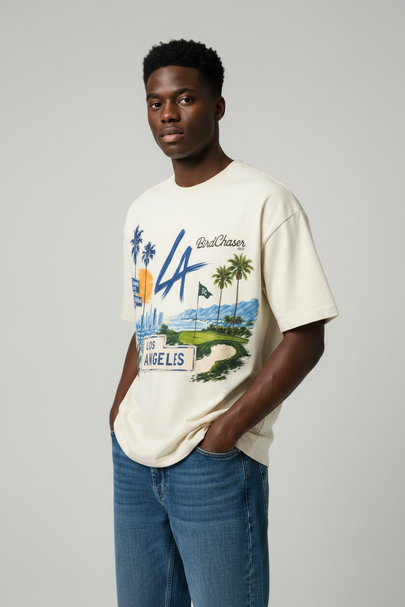 BirdChaser LA Lifestyle Box Cut Tee