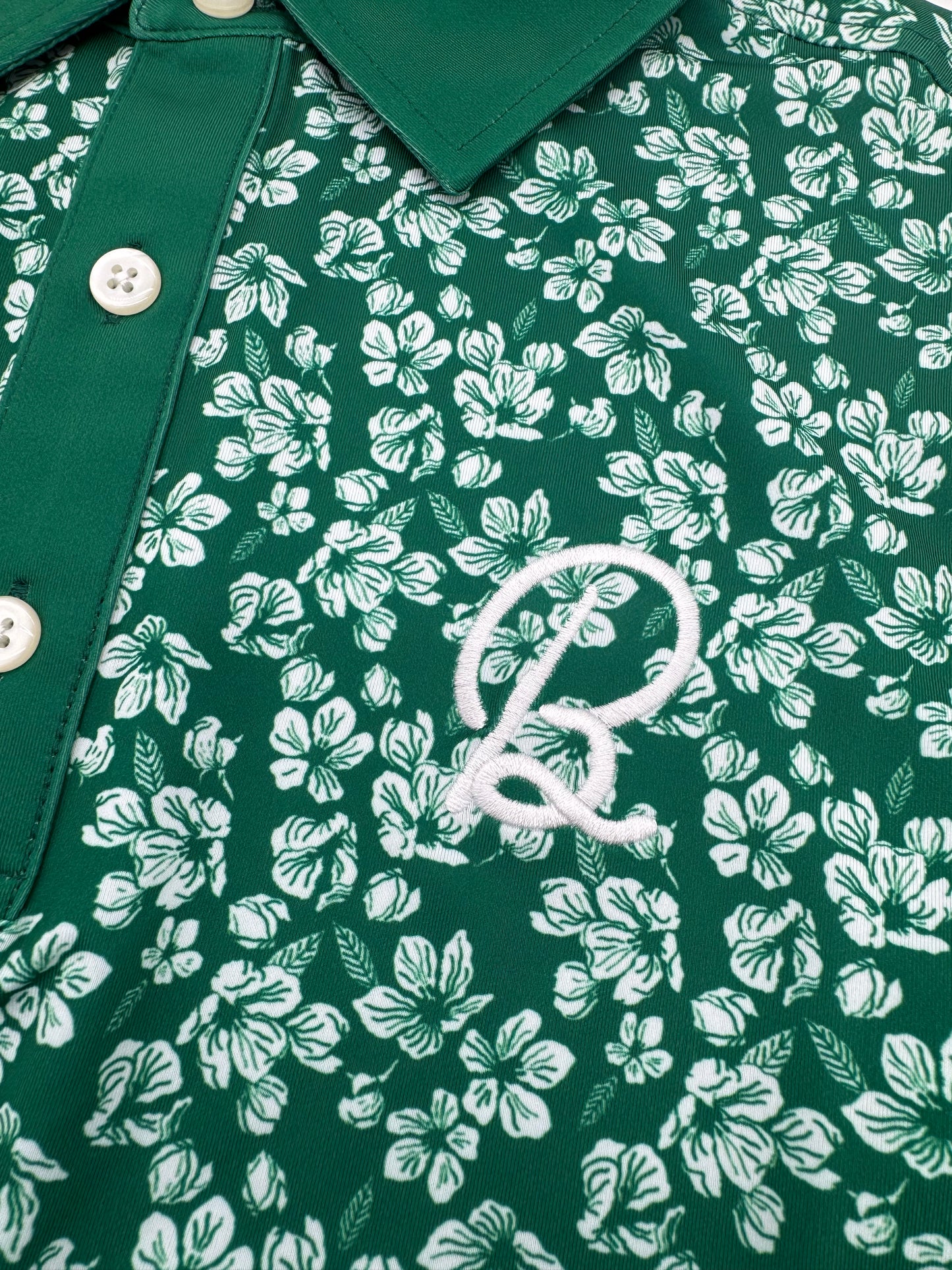 Classic Polo “Fairway Green” Floral