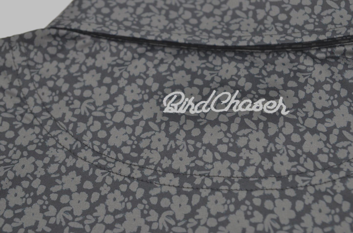 Asphalt Black and Grey Floral