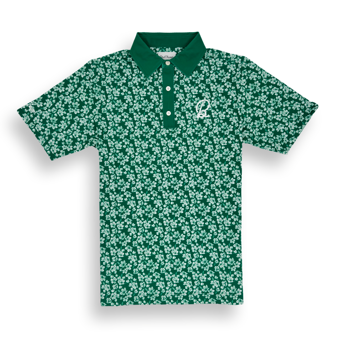 Classic Polo “Fairway Green” Floral